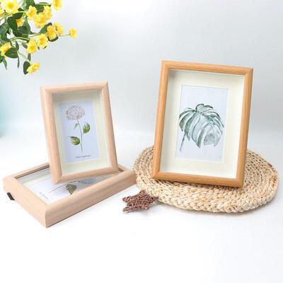 Nordic simple wooden photo frame square picture frames 相框
