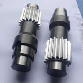 传动轴齿机械件齿轮轴自定855动位数控铁质花配键锻内花键轮齿条