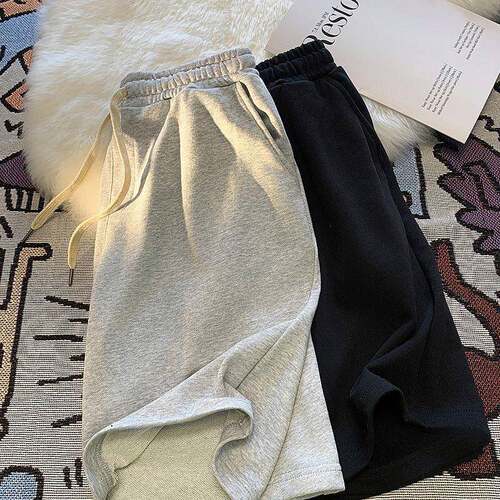 3Pack Men’s Gray Knit Casual Sports Three-Quarter Jogger