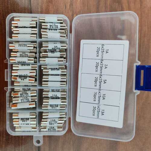 6X25BS1362陶瓷家用插头保险丝1A3A5A10A13A