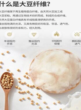 A类原MY-20220棉婴级大豆儿被纤维被子芯夏被凉四季大豆被双人冬