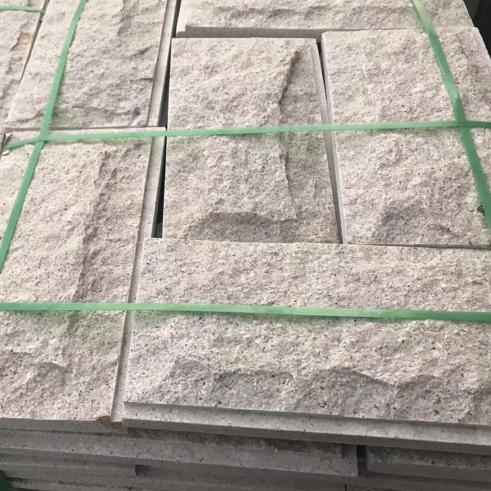 福建虾红石材 霞红蘑菇面石材别墅外墙花岗岩地砖路缘石火烧板
