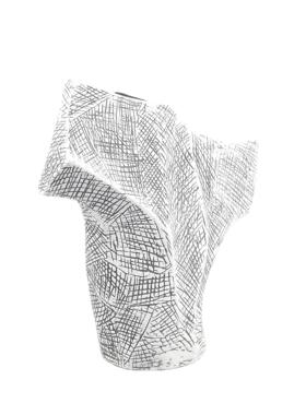 现代0473简约不规则花关树脂摆件客厅玄酒店办公室轻奢瓶装饰品软