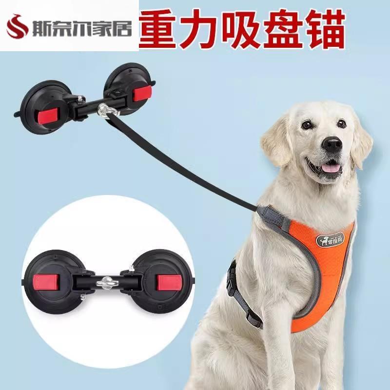 拴狗固定器狗狗洗澡牵引绳栓狗吸盘大型犬拉力可拉80斤壁挂桩