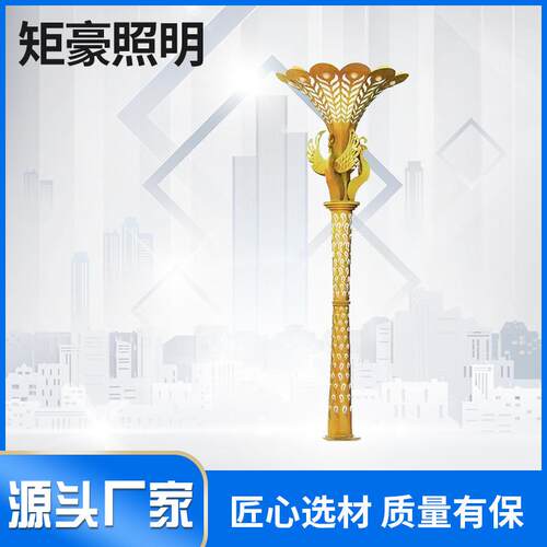 太阳能路灯户外灯带灯杆全套1000W新农村56米高亮大功率LED庭院灯