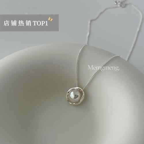 Mengmeng | 很有存在感的珍珠项链 | 925银天然淡水珠大码项链