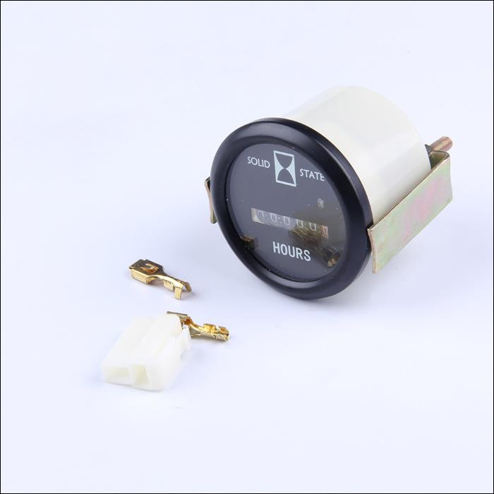 康明斯发电机计时器3035766时间运行表 记时表24V计时表