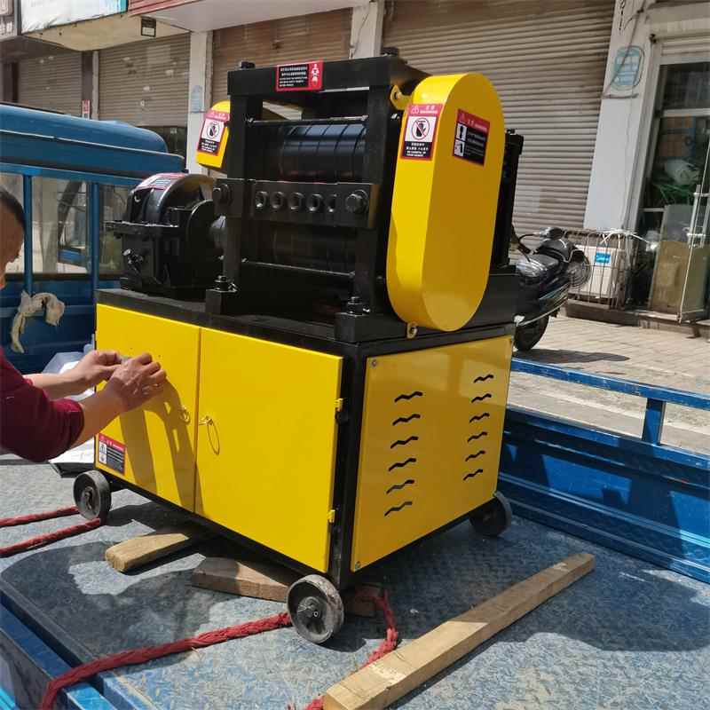 KUZ废细铁丝调直机 废弃料拉头箍筋拉直 料头旧钢机筋直机