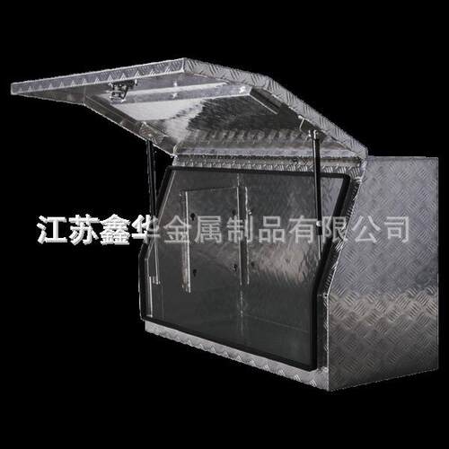 铝制工具箱侧开半挂车车库工具箱铝平板花纹板存储箱