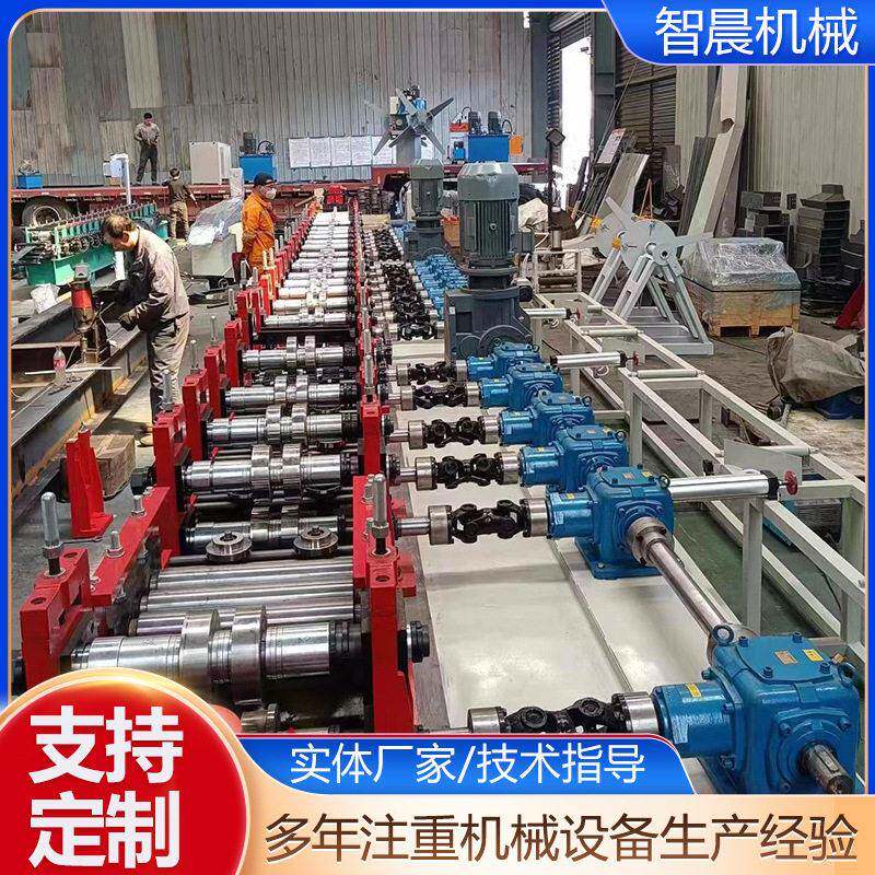 全自动光伏支架生产线冷弯成型设备光伏支架成型机械压瓦机自动线