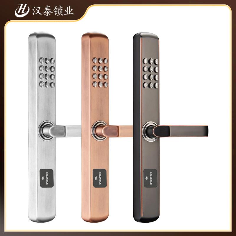 别墅智能锁家用大门机械密码锁双开门密码锁欧式家用防盗门智能锁