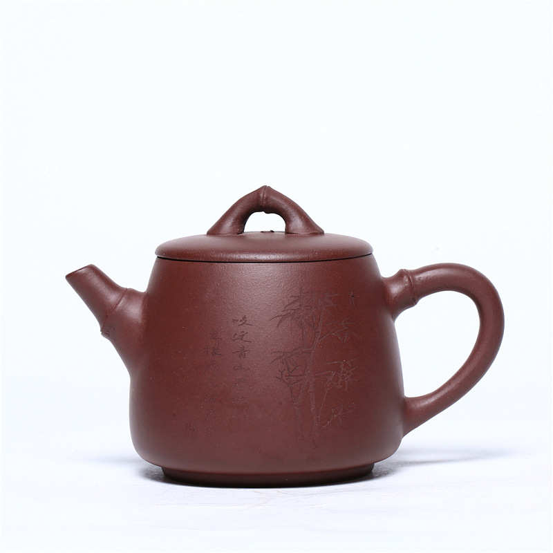 紫砂壶批发代发泡茶竹节降宜兴高厂家石家用坡网店壶货源泥瓢茶具