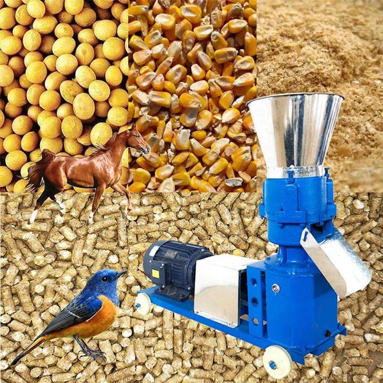 feedpelletmachine鸡饲料家用型小型饲料机鸡鸭鹅造粒机