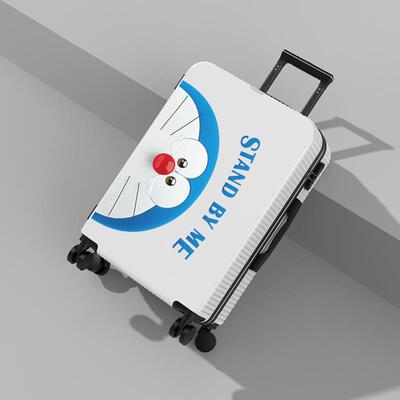 正品行李箱in网红新箱密码拉杆箱女20寸款可爱s涂鸦旅行24皮箱子