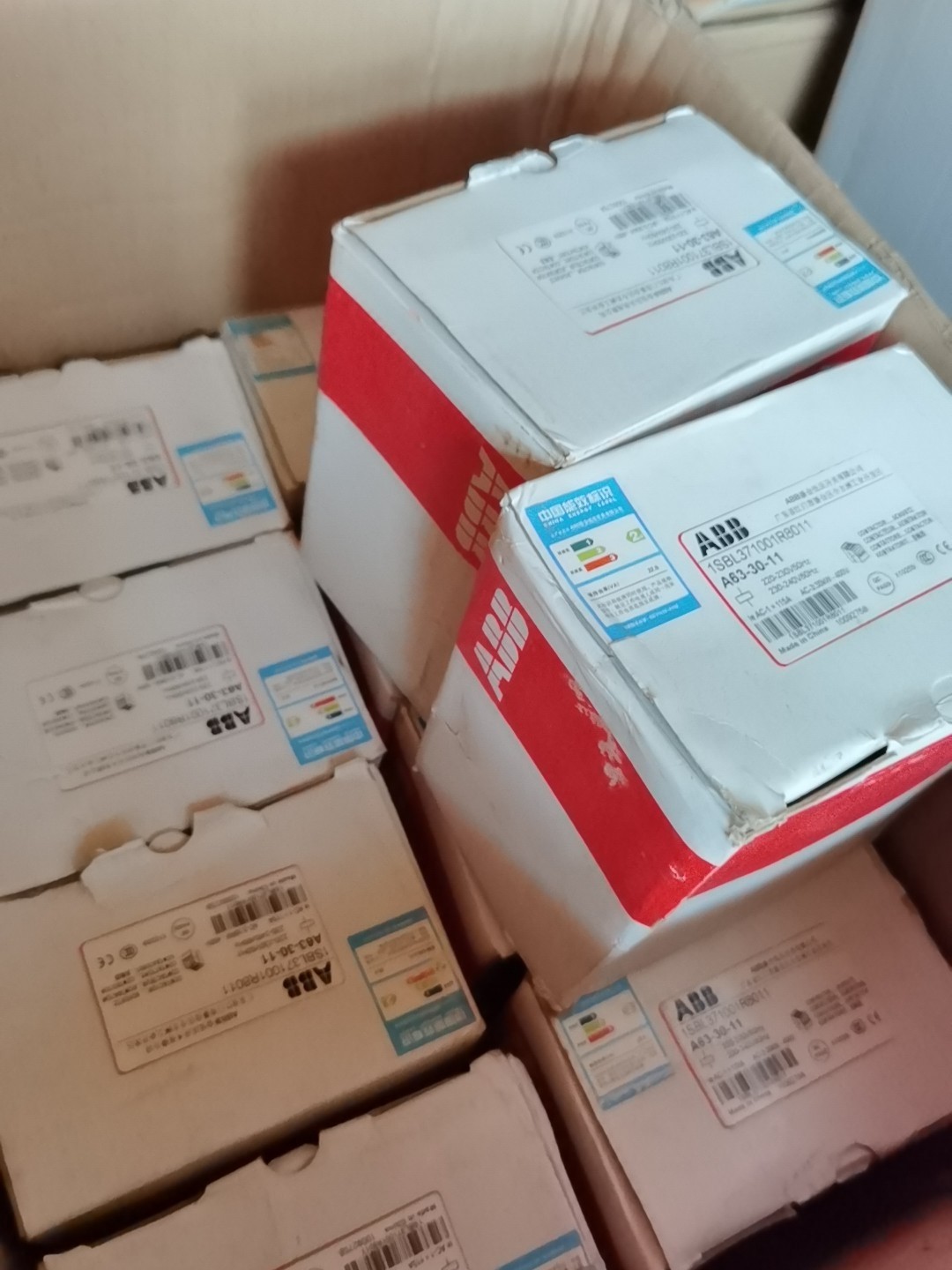 ABB接触器A65-30-11,220-230V，原装正品保