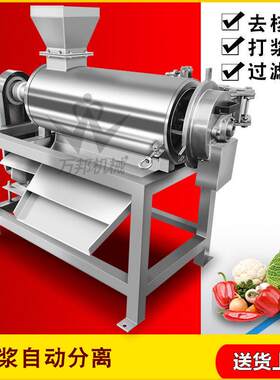 现货杨梅去核打浆机果品饮料加工去核打浆设备双道芒果打浆机