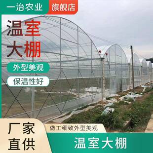 日光暖棚温室大棚农业蔬菜大棚骨架智能温室养殖热镀锌钢架大棚