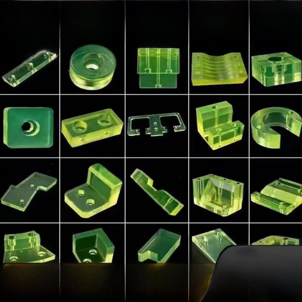 聚氨酯方板Pu棒优胶牛筋弹性橡胶板减震垫片缓冲垫定制加工开模