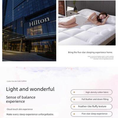 10cm Hotel soft bed mattress床垫 folding mattress topper pad