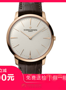 捡漏未使用99新江诗丹顿传承系列玫瑰金手动机械男表手表81180R