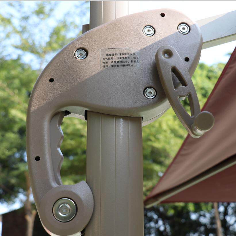 户外遮阳方形别墅庭院伞 花园大太阳伞室外岗亭罗马伞 logo广告伞