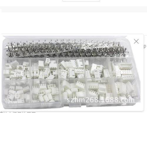 460pcs JST2.54连接器套件23456公母连接器插头2.54mm母端子连接