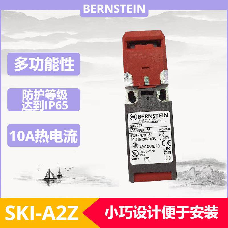 博恩斯坦SKI-A2Z安全门开关:小型设计强大保护工业配件行程开关