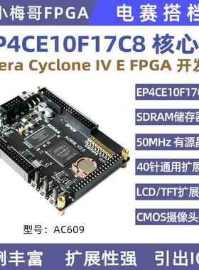 Altera EP4CE10 FPGA开发板核心板系统板NIOS SOPC电设赛AC609