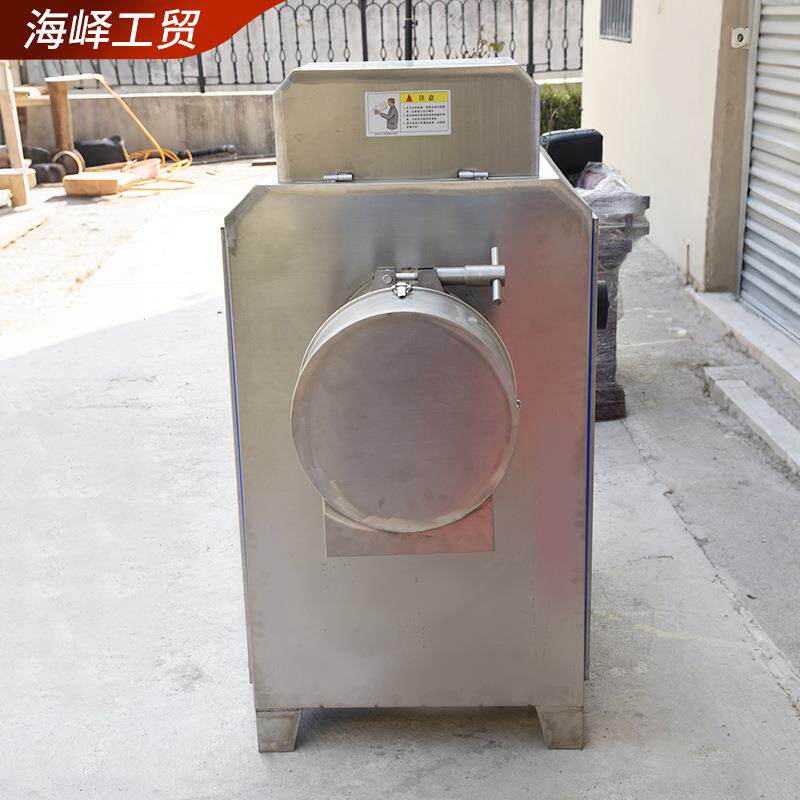 商用不锈钢绞肉骨泥一体机鱼虾蟹肉磨泥机冻盘骨头破碎研磨骨泥