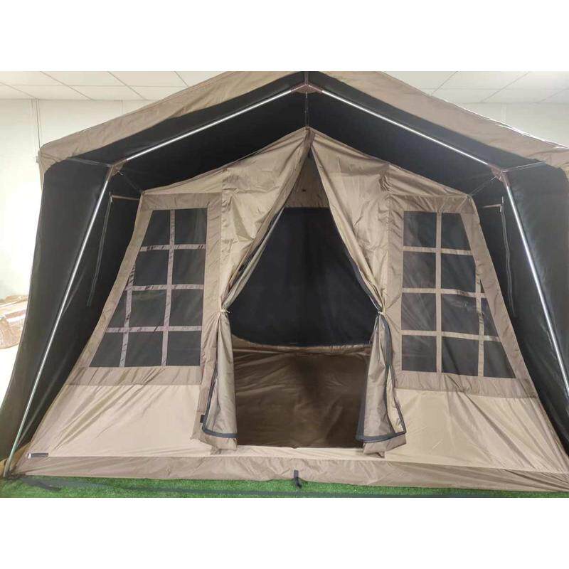 轻帐篷黑胶秋日r52户外大帐篷奢露营小屋别墅小川精致大型野多人