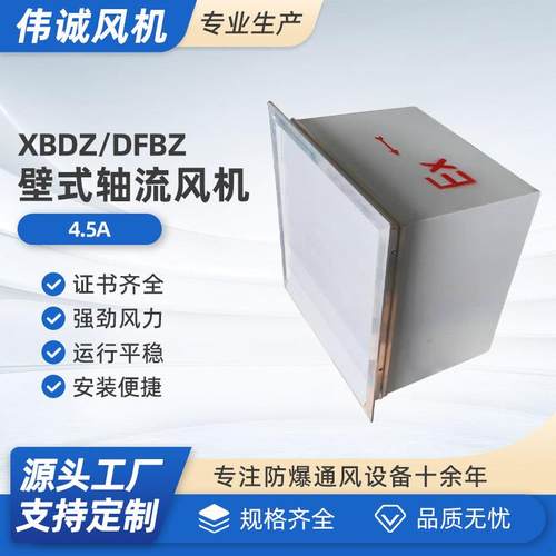 XBDZ/DFBZ-4.5低噪声壁式轴流风机低噪声新型壁式轴流风机