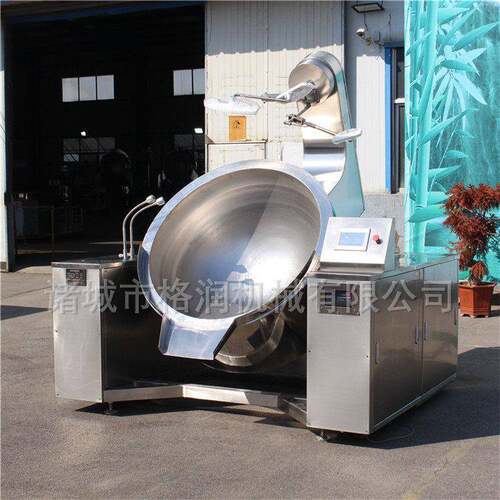 全自动炒料机工厂炒火锅底料的机器大型全自动火锅炒料设备