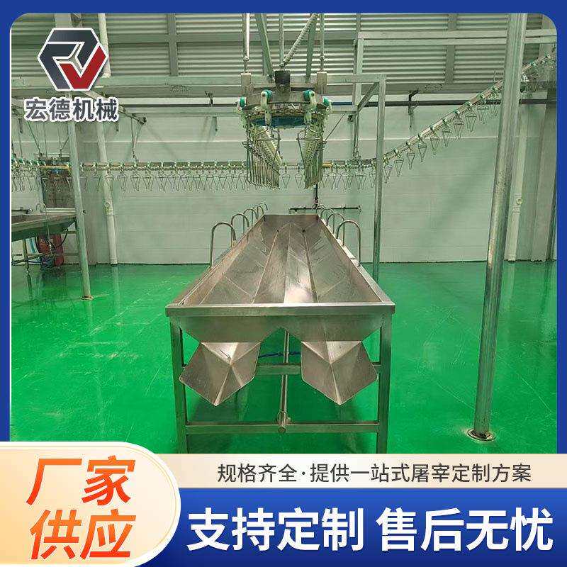家禽屠宰流水线厂家大中小型淘汰蛋鸡家禽宰杀烫毛机肉鸡分割设备