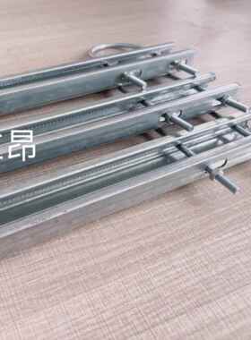 304不锈钢c型钢高架地板型钢304管夹导轨c型槽滑轨道镀锌槽钢