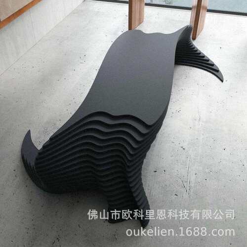 时尚人造石亚克力前台 简洁公司接待台 无缝拼接极简咨询台工作台