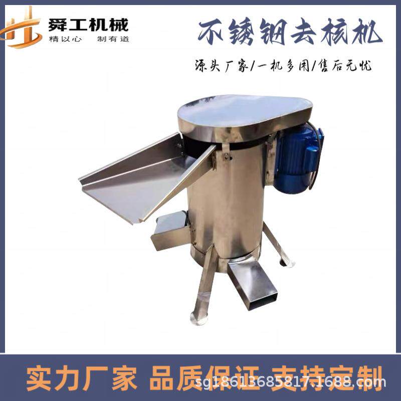 工厂山楂去核机 桃子乌梅芒果大型果肉粉碎机 工业大产量脱核设备