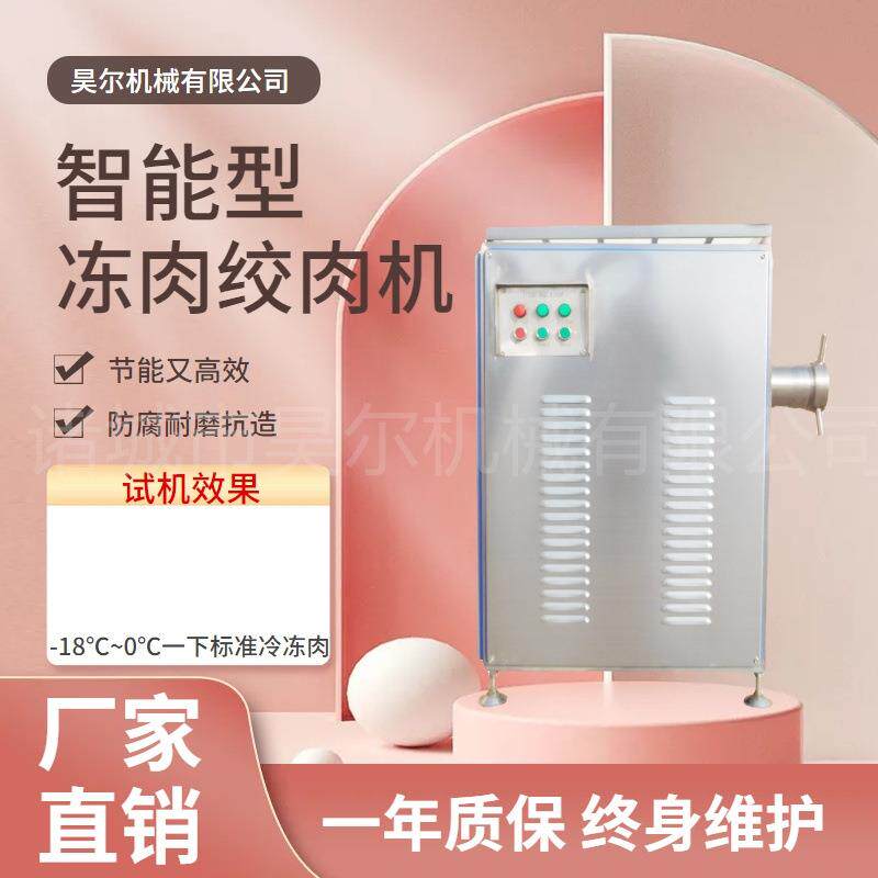 全自动鲜鱼绞泥设备t商用型饺子包子馅绞制机器t冷冻肉绞碎设备