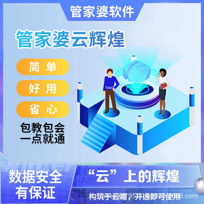 管家婆云辉煌进销存erp仓库库存销售出入库财务管理手机+云端电脑