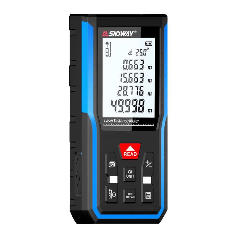深达尺激光测距仪充电电子米50语音100激光尺米测量70米威红外线