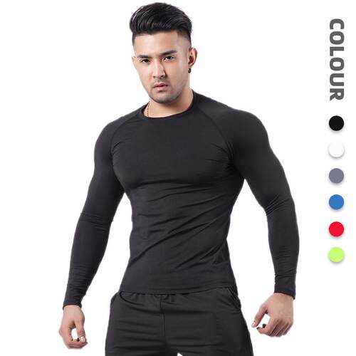 Warm men's breathable tight fitting basketball training