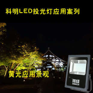 科明LED泛光灯科导E系列防水IP65小金刚K30W50W100W150W200投光灯