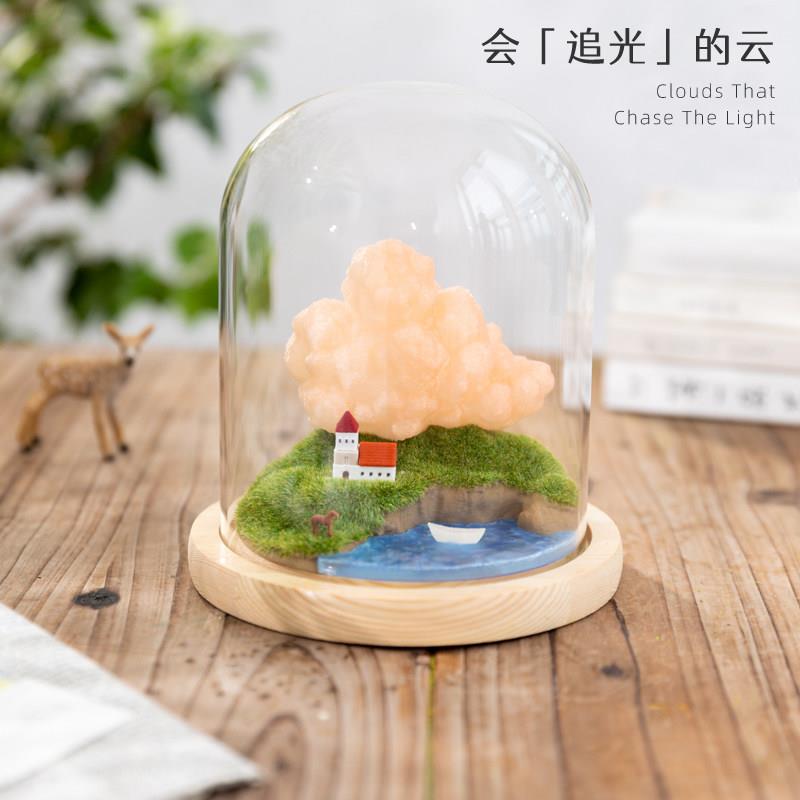 阿楹 云朵治愈情绪稀奇古怪摆件高级小众工位微景观艺术氛围礼物