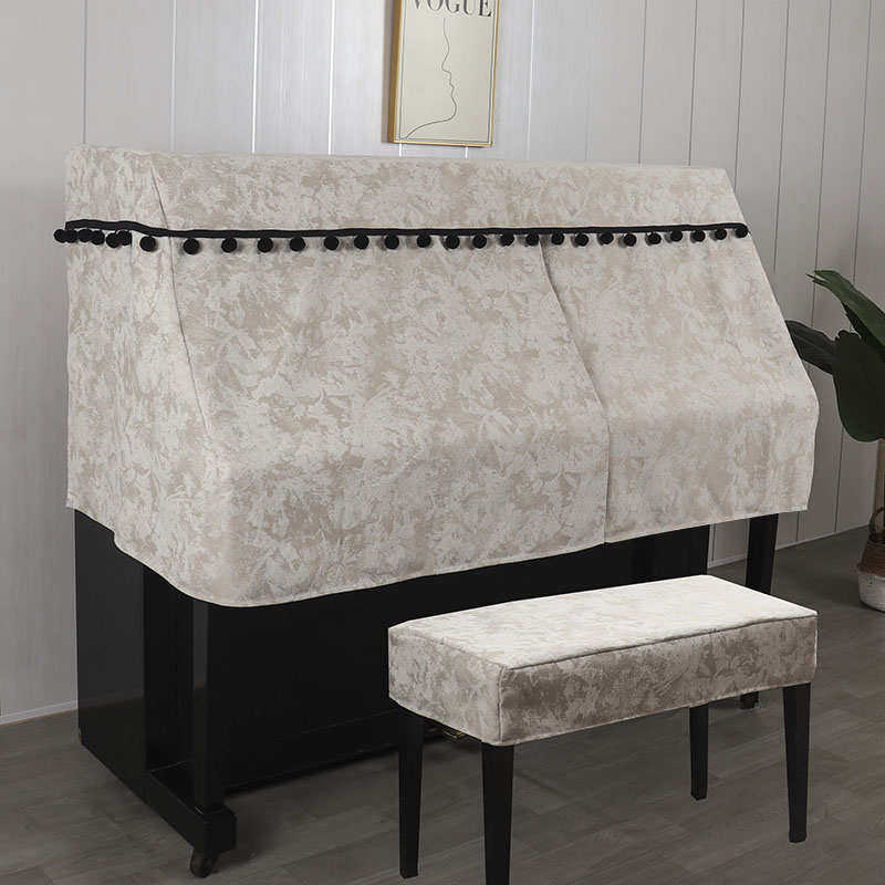 2025新款钢琴防尘罩全罩轻奢高档钢琴盖布法式风加厚隔音罩全包