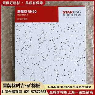需定制星牌优时吉矿棉板600X600新星空NSB402办公室吊顶吸音装 饰