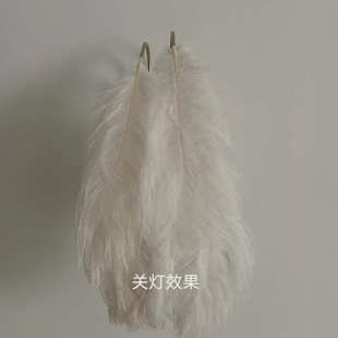 2022新款 创意网红卧室床头灯 羽毛壁灯现代简约ins温馨浪漫个性