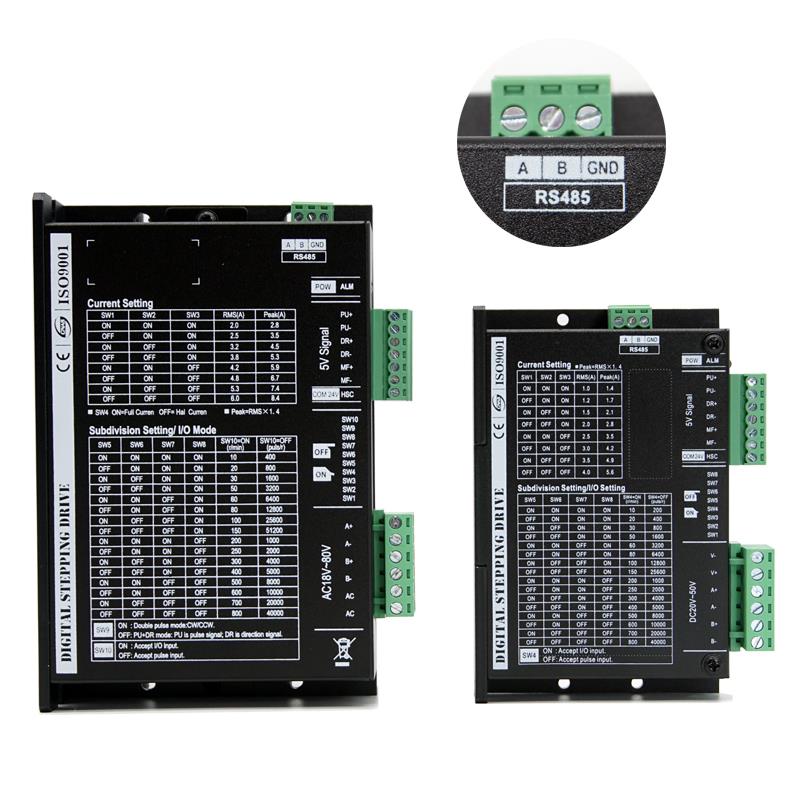 DM542/860H步进驱动器带485通讯57/86步进电机通讯驱动器现货总线