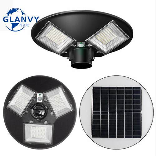 】太阳能路灯人体格蓝威感应黑 高亮P【66防水I户外庭院灯天自动