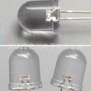 f10圆头M七彩快闪LE灯D珠10MR三色GB汽车灯自88863闪10MM