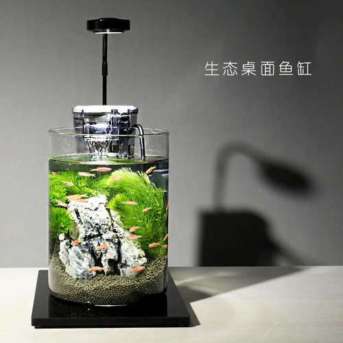 led水草灯草灯吊力专业亚克造景水族缸补灯鱼缸灯光灯黑色