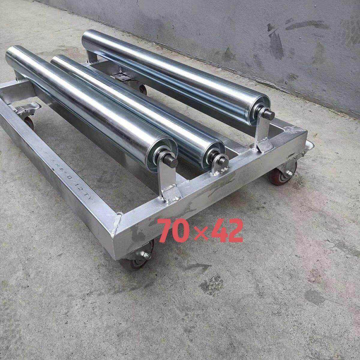 放料车PVC塑胶地板工具卷材摊铺车放料拉货车多功能车重型车托辊